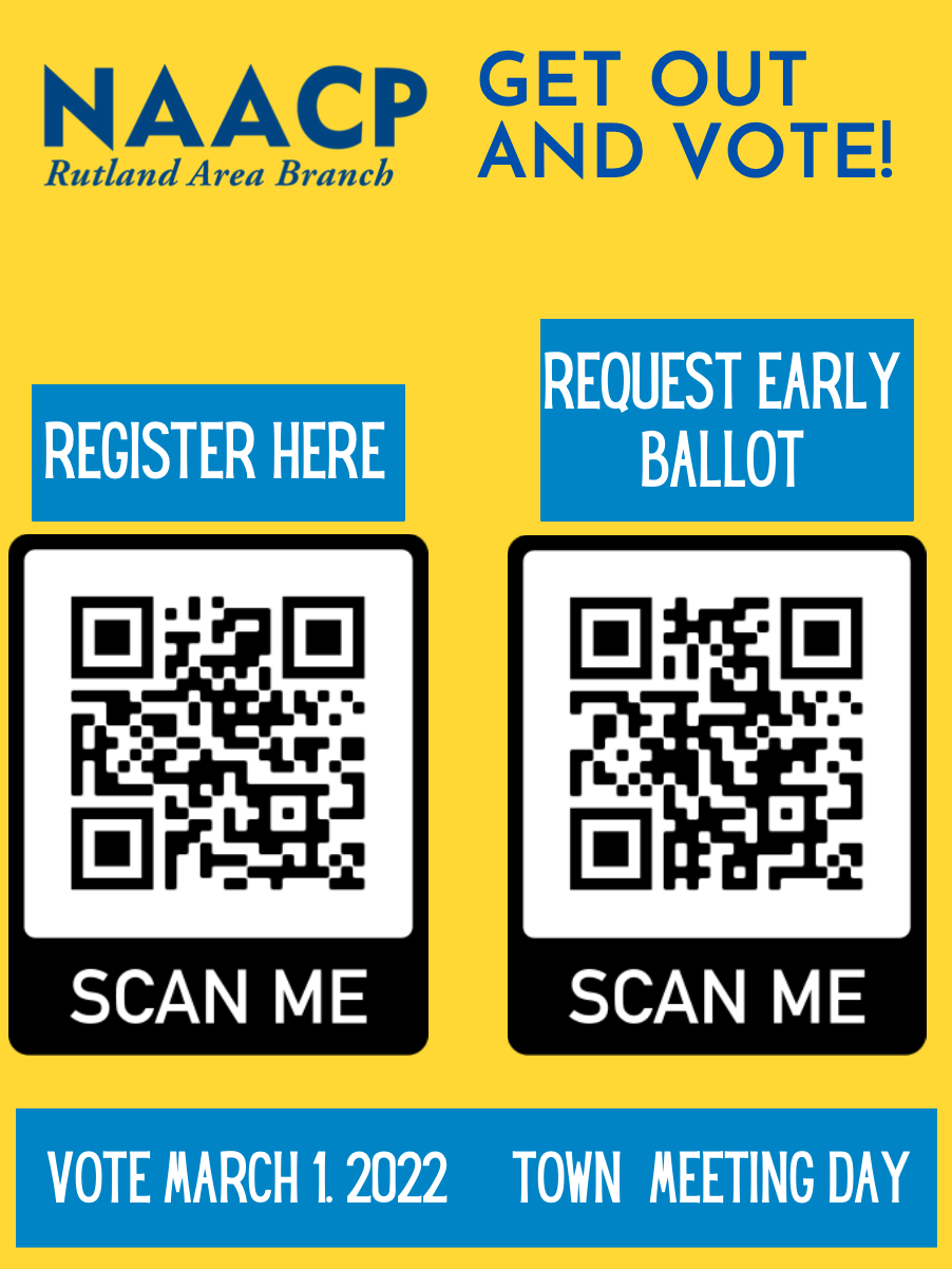 Get Out the Vote – Rutland Area Branch of the NAACP